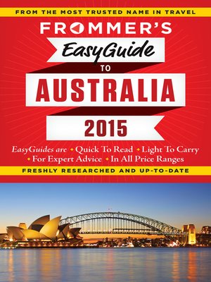 cover image of Frommer's EasyGuide to Australia 2015
